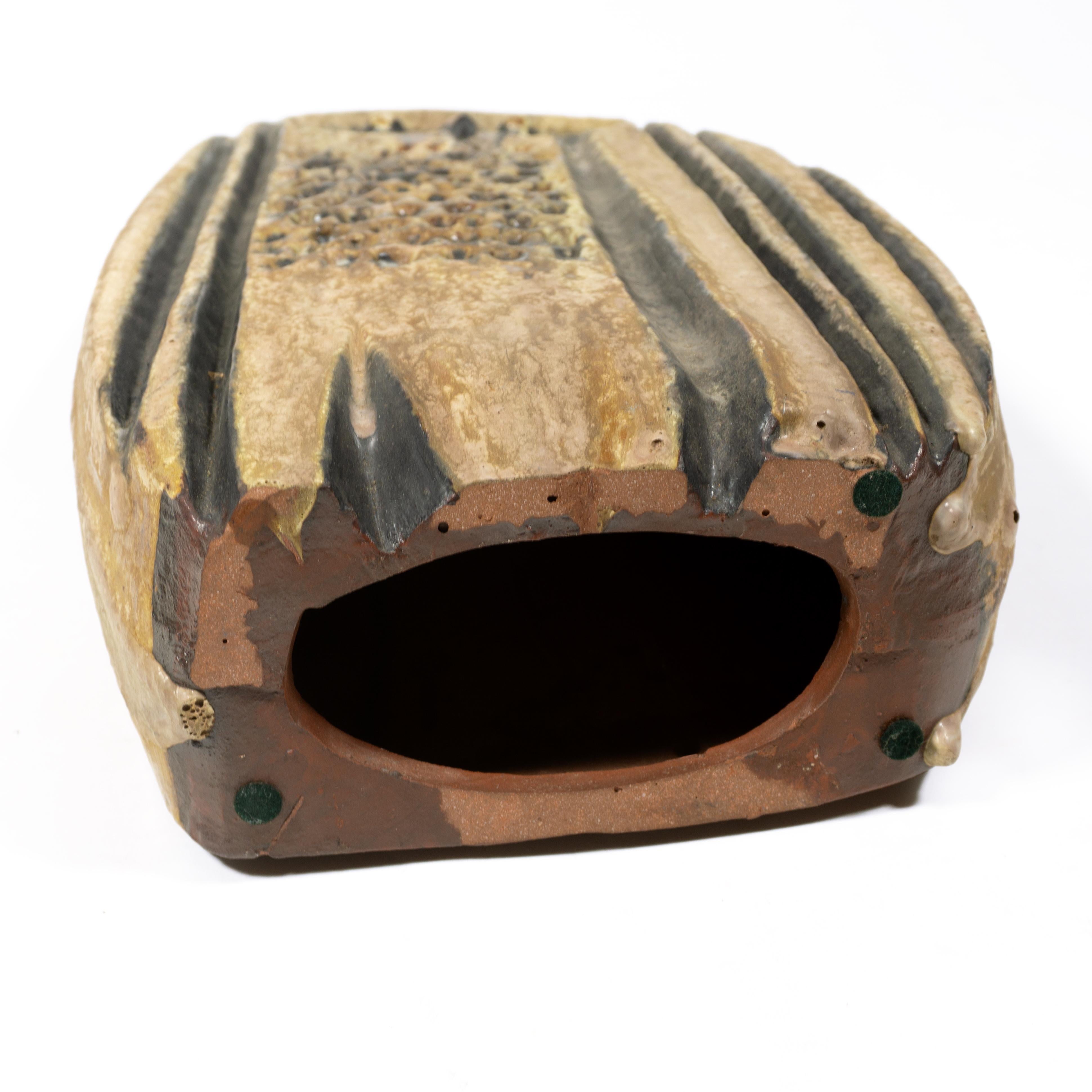 Große Studio A Keramische Eulenskulptur von Helmut Schäffenacker, Deutschland 1960er Jahre im Angebot 6