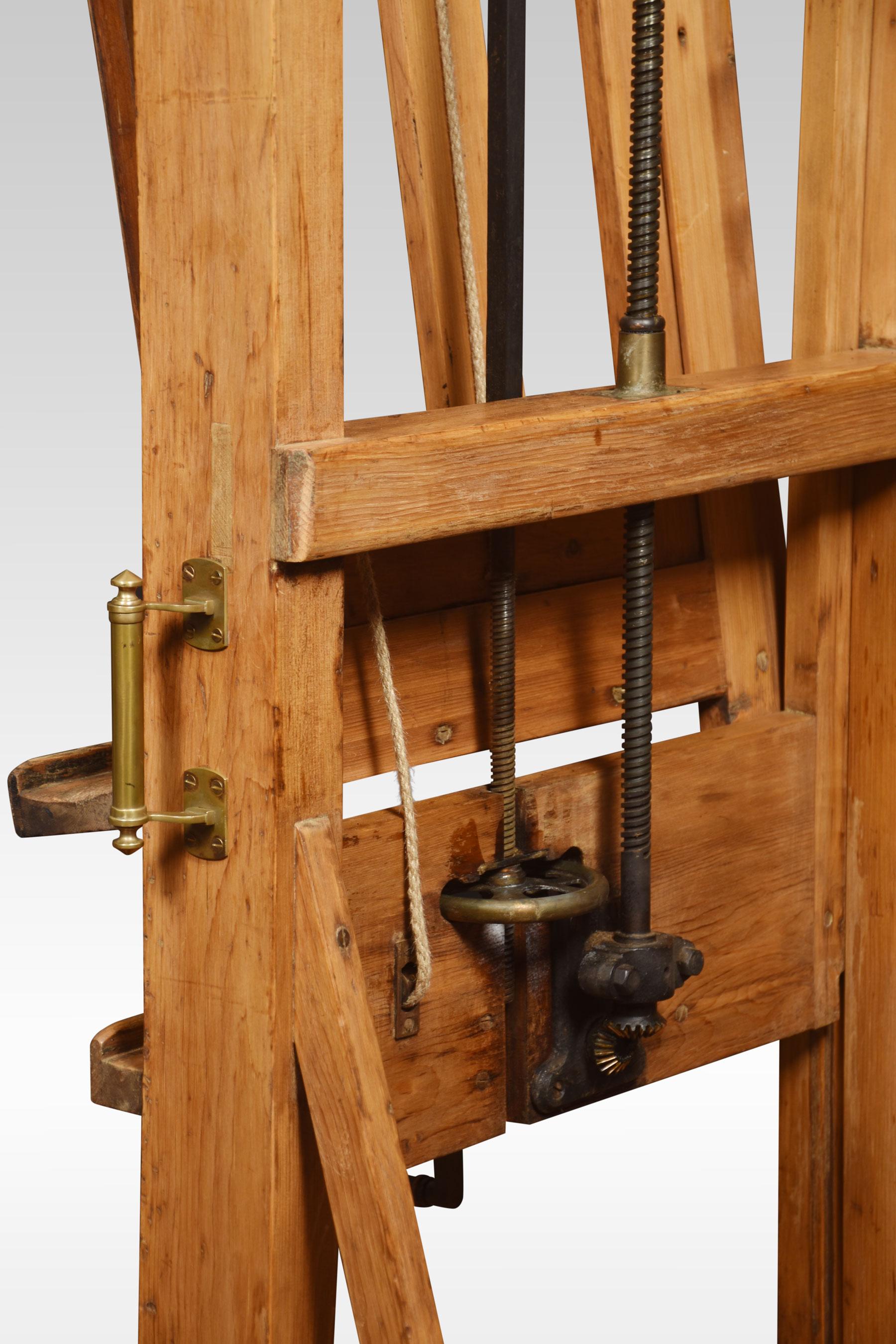 Large Studio Easel by Windsor and Newton For Sale 4