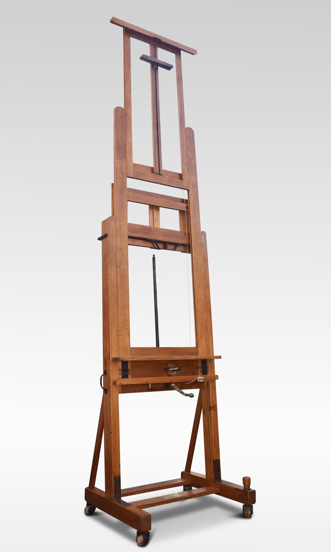 Large Studio Easel by Windsor and Newton In Good Condition In Cheshire, GB