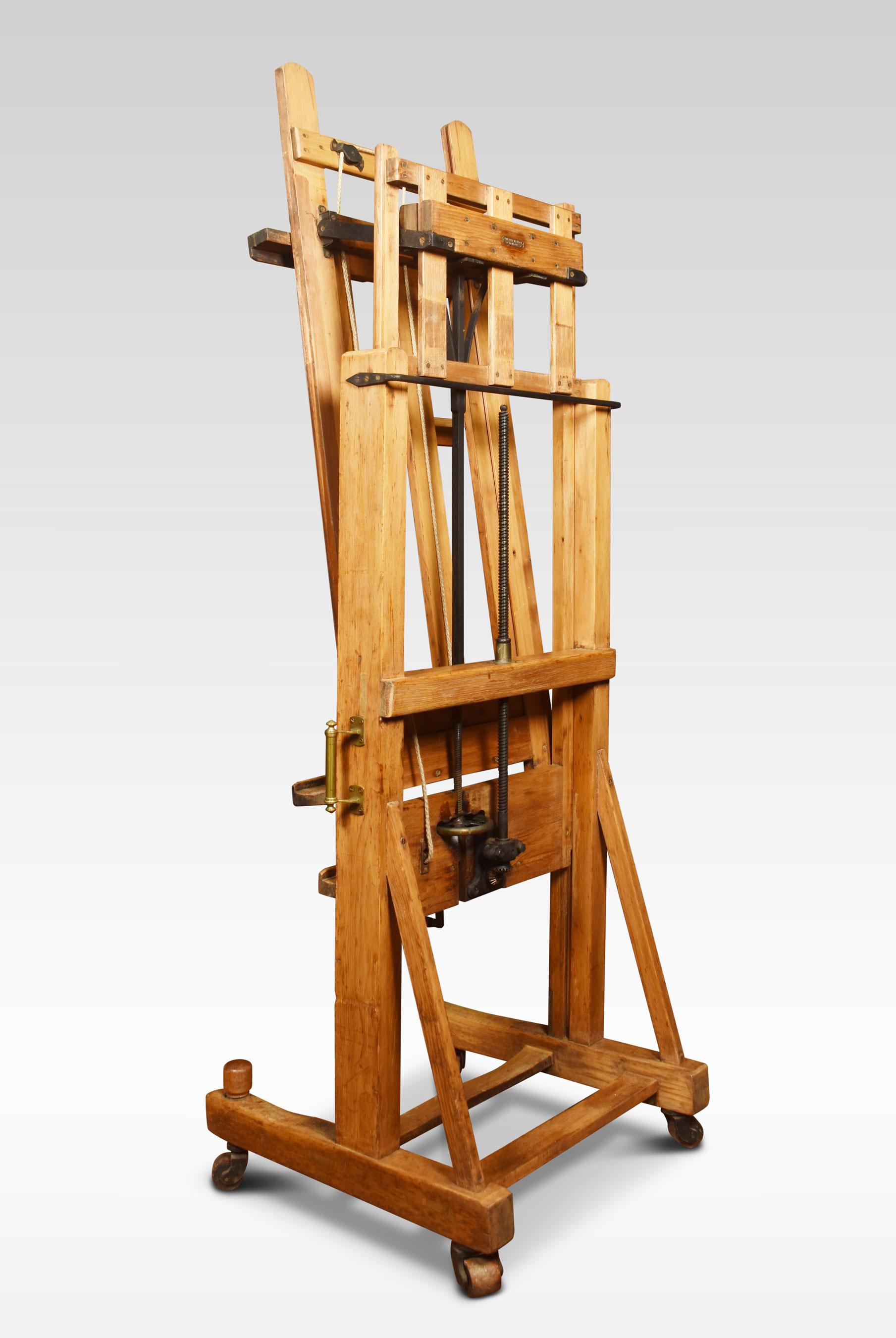 Large Studio Easel by Windsor and Newton For Sale 3