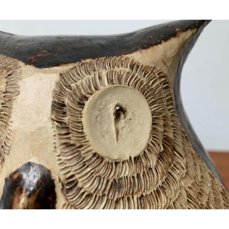Gran escultura de búho de Studio Pottery, años 80 en Excelente estado para la venta en Hamburg, DE