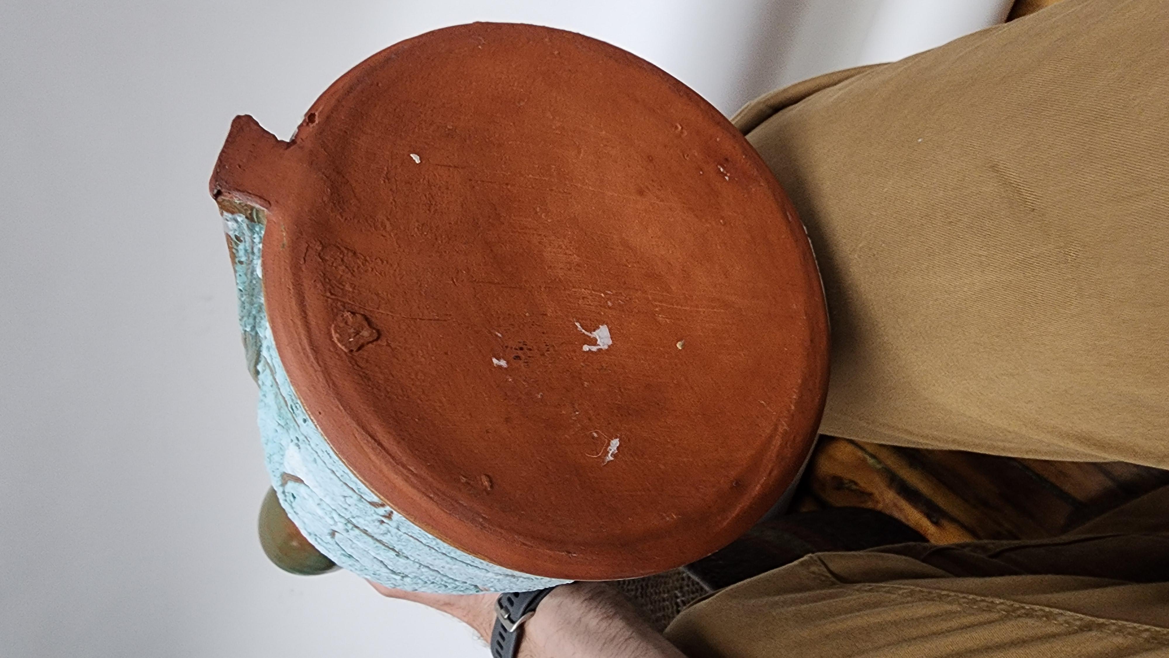 Grande vaso scultura Studio Pottery di Ronald Ehrlich. in vendita 1