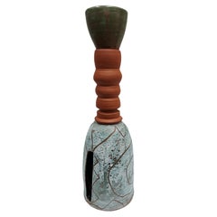 Große Studio Pottery Skulptur Vase von Ronald Ehrlich.