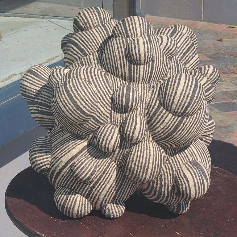 American Large Studio Pottery Spore Sculpture by Lewis Trimble For Sale