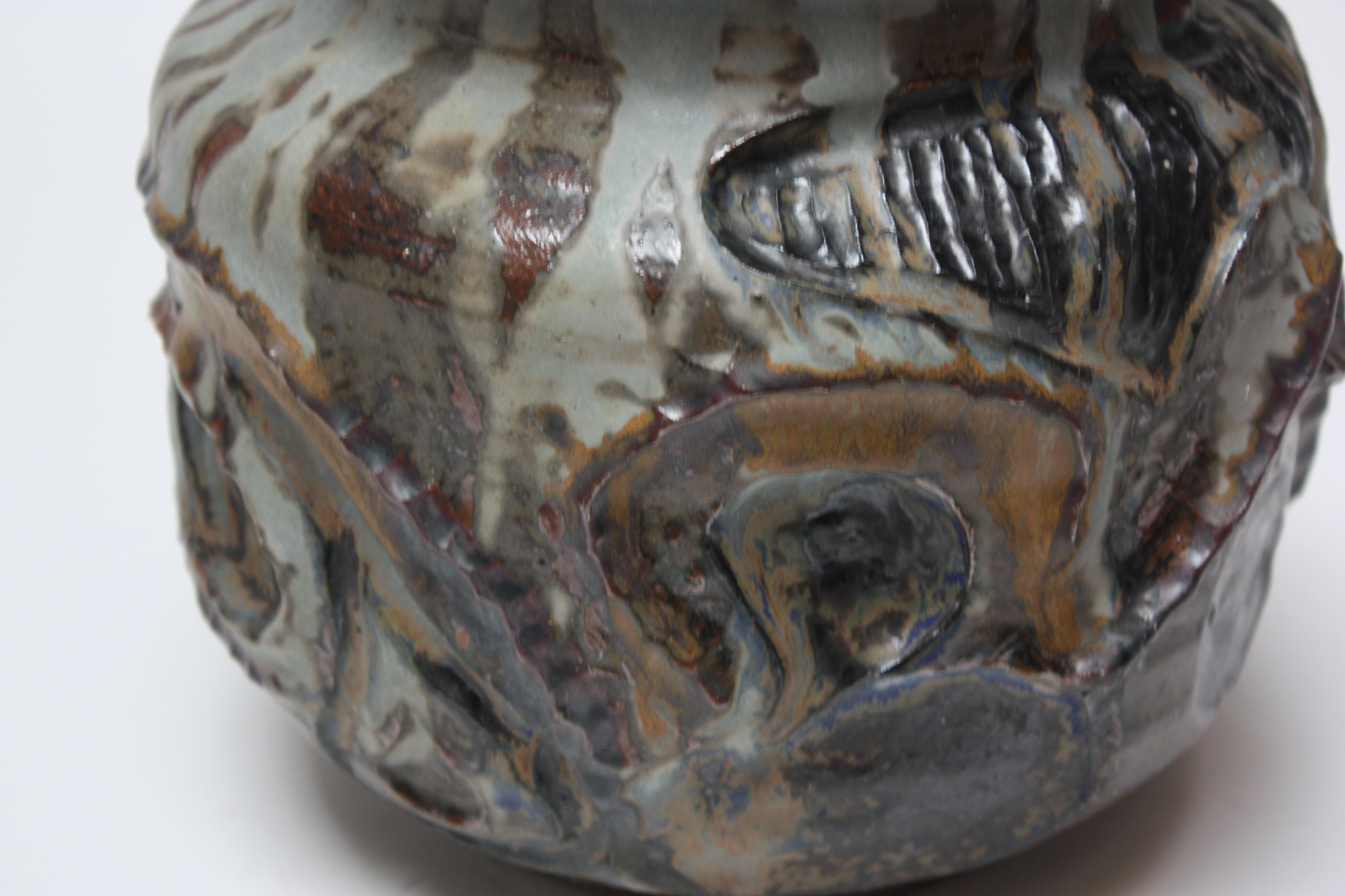 Grande jardinière Studio Stoneware de David Lane en vente 3