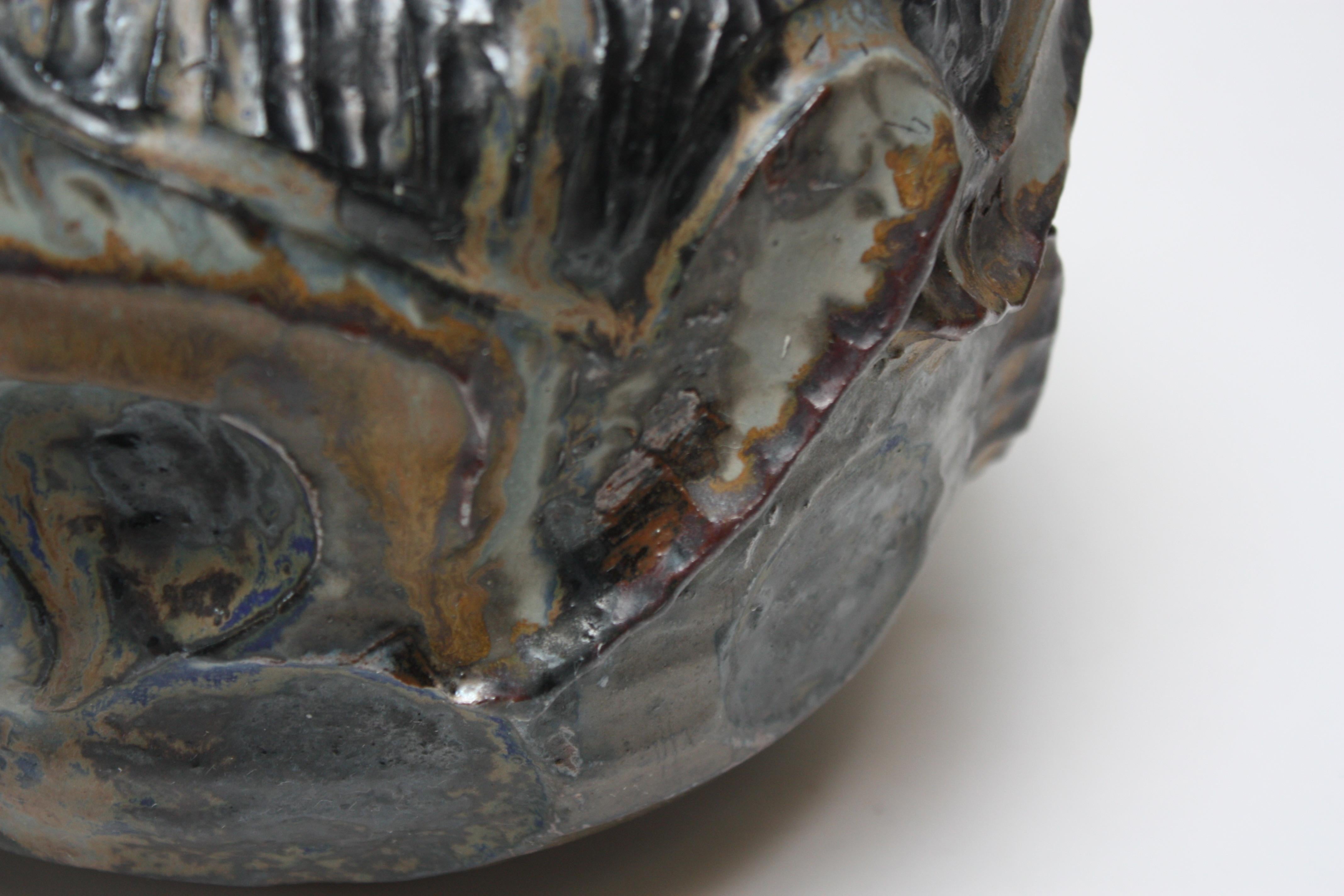 Grande jardinière Studio Stoneware de David Lane en vente 7