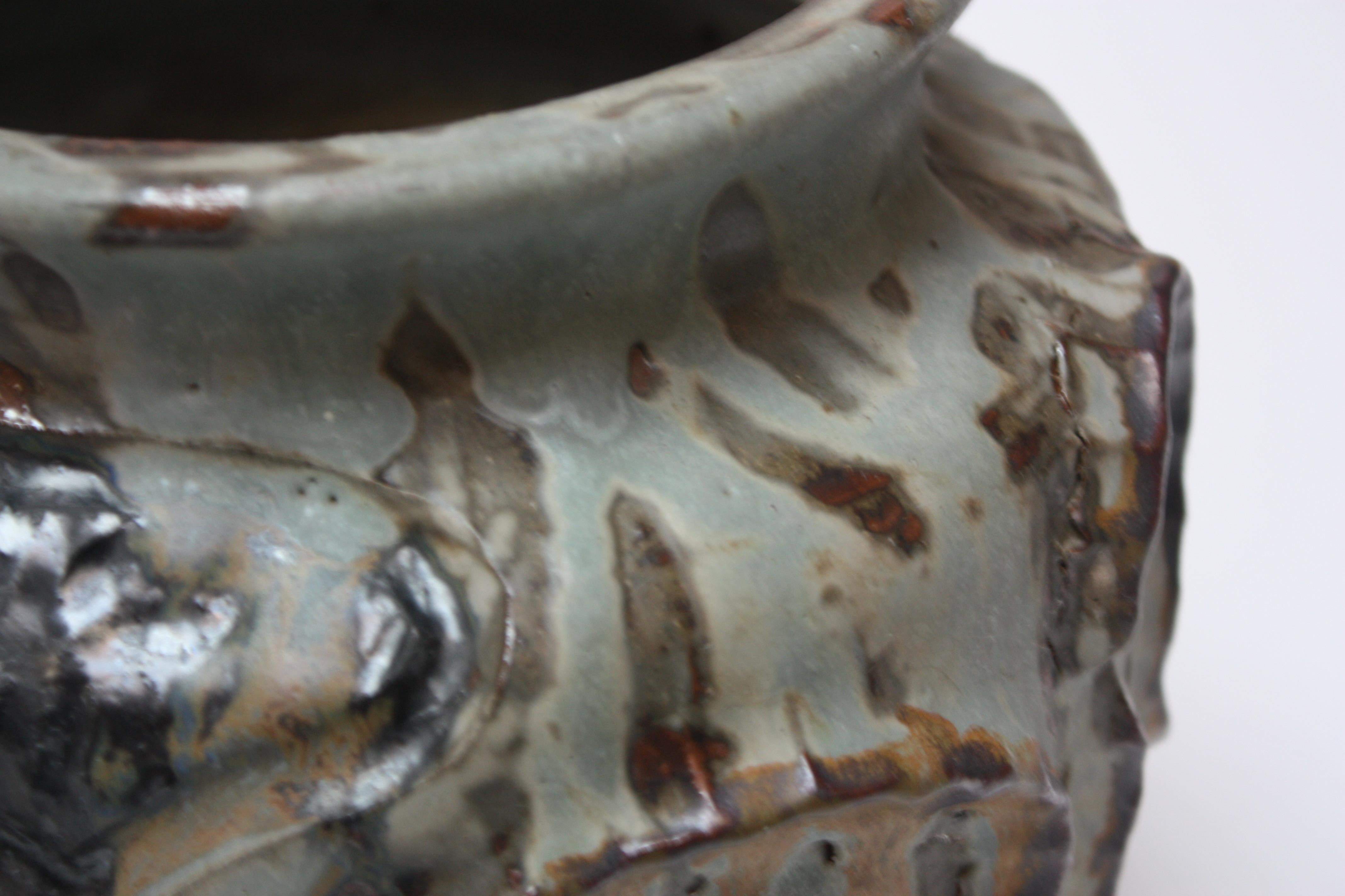 Grès Grande jardinière Studio Stoneware de David Lane en vente