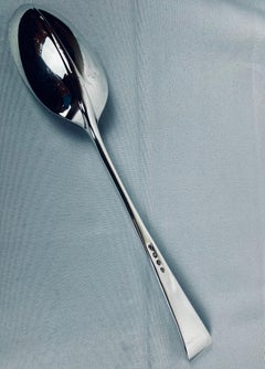 Large Stuffing Spoon by Gerity in Silver Plate-13"