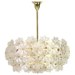 Large Stunning Crystal Glass Chandelier by Ernst Palme, Germany, 1970s