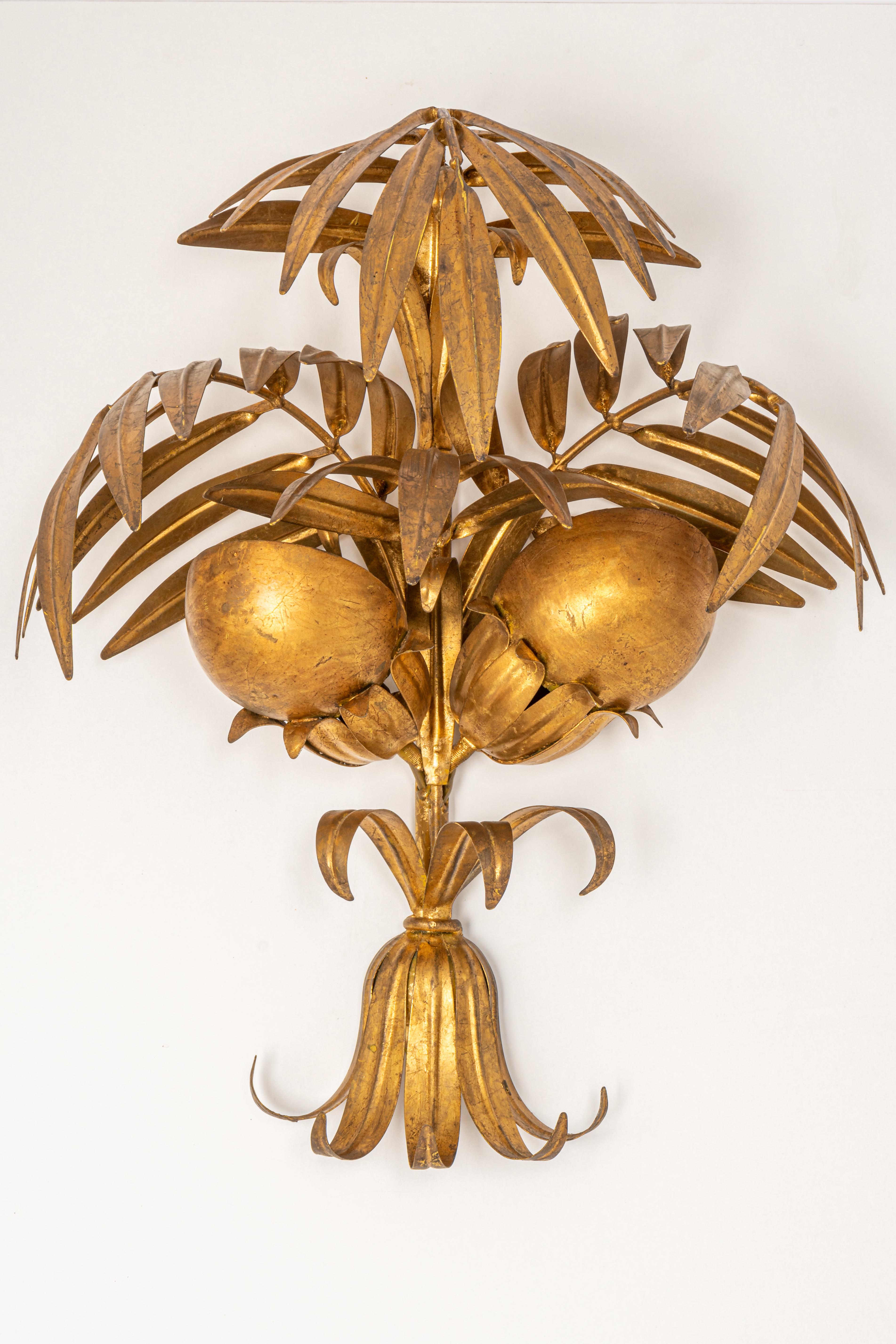 Late 20th Century Large Stunning Hans Kögl Pioggia D'oro Wall Light, 1970s