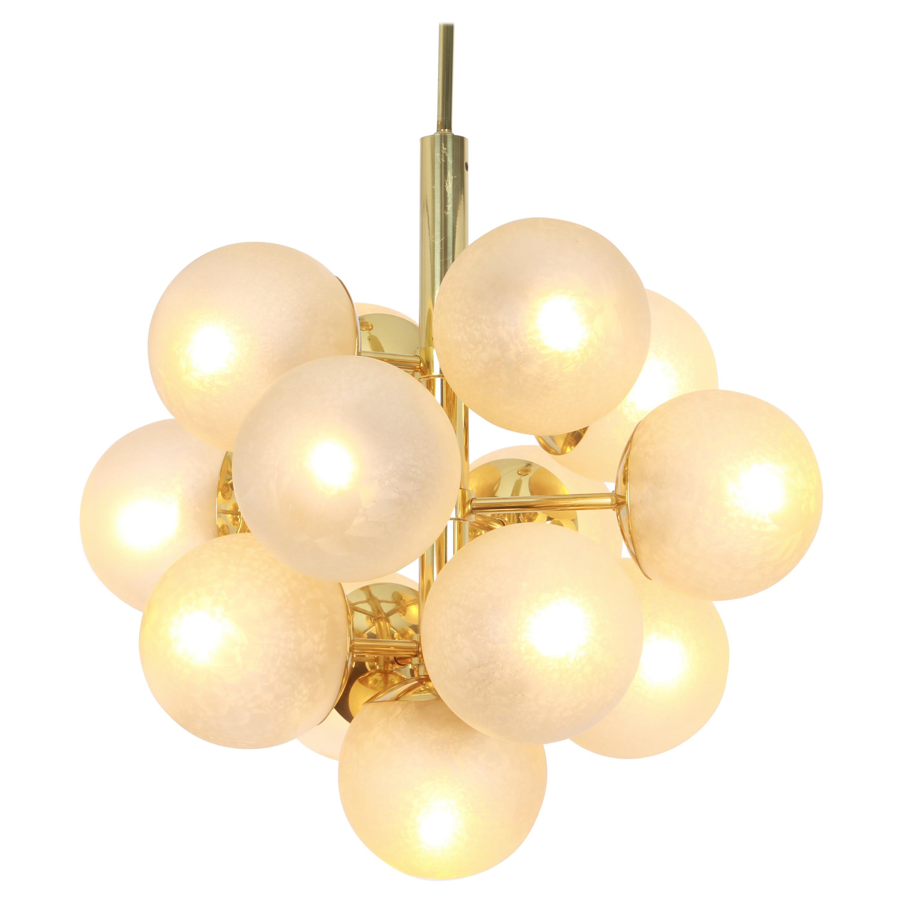 Stunning Seeded Glass Globe Chandelier 2022 For Sale at 1stDibs is