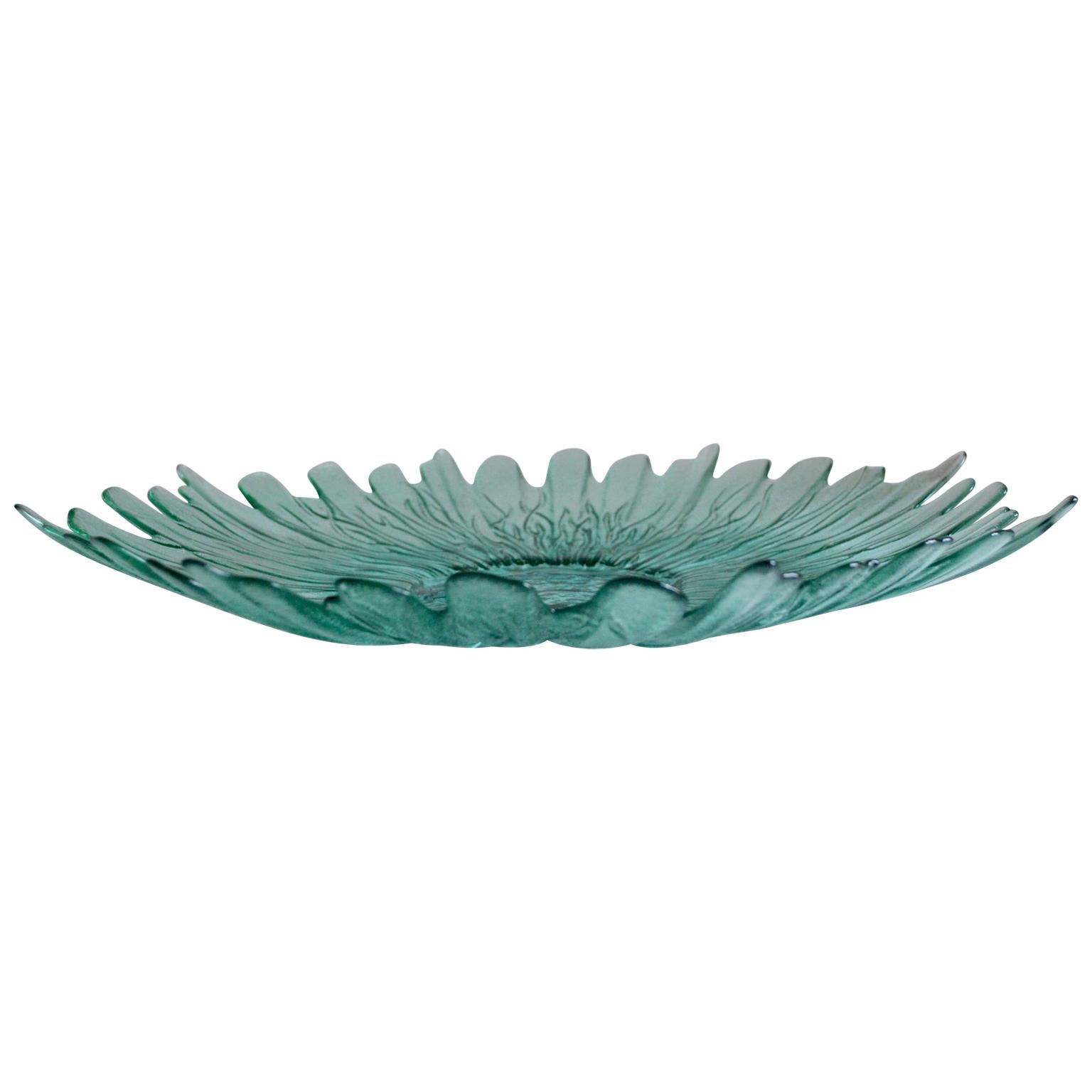 Hand-Crafted Large Sunflower Dish by Tapio Wirkkala