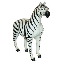 LARGE SUPER RARE CIRCA 1930er Jahre LiBERTYS LONDON-LeDER ZEBRA-STOOl