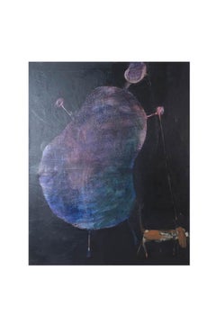 Large Surrealist Oil Painting. English, Mid 20th Century
