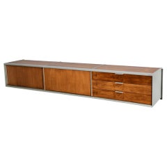 Large Wall Mounted Sideboard by Georges Frydman for Efa