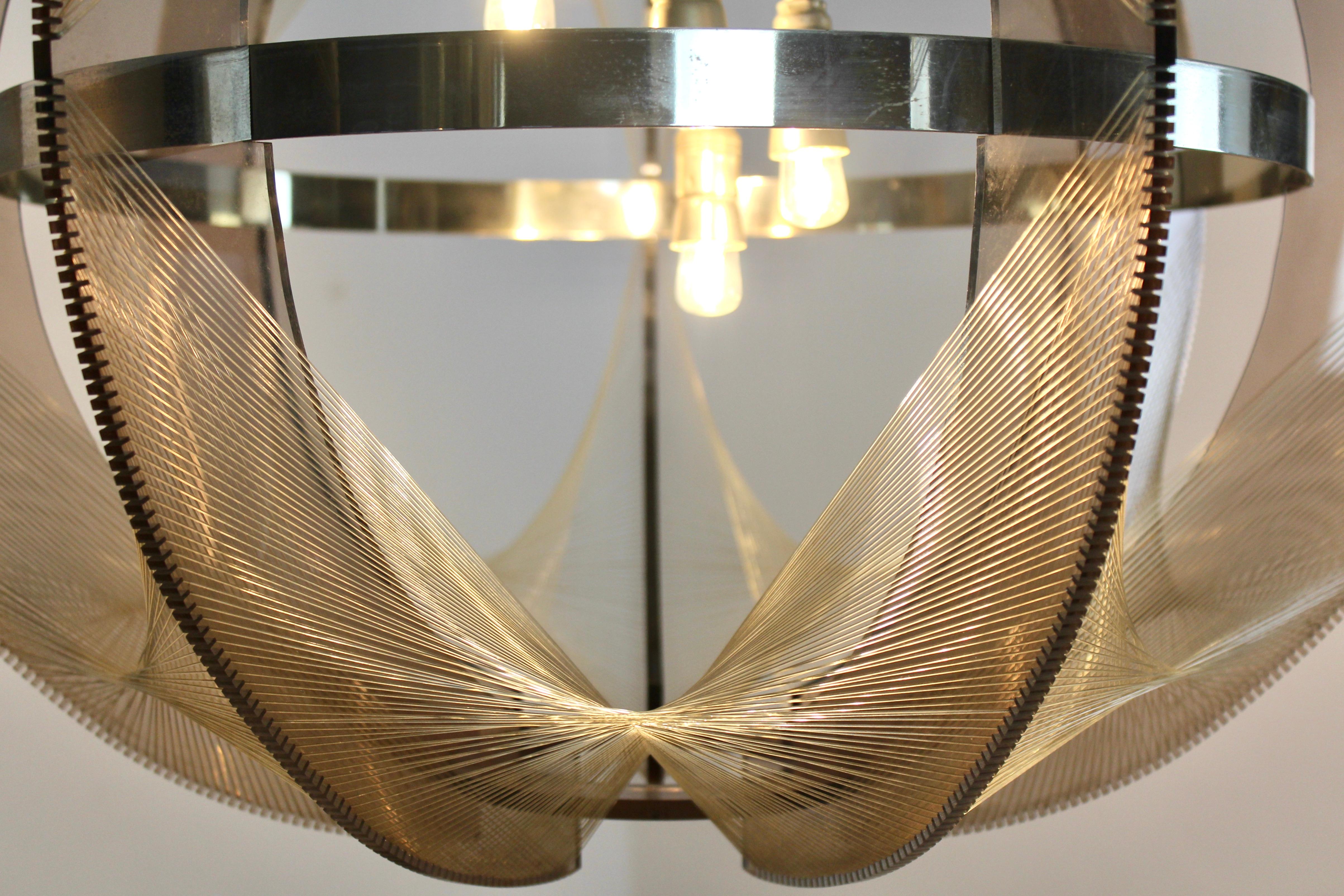Large ‘Swag’ Pendant by Paul Secon for Sompex 3