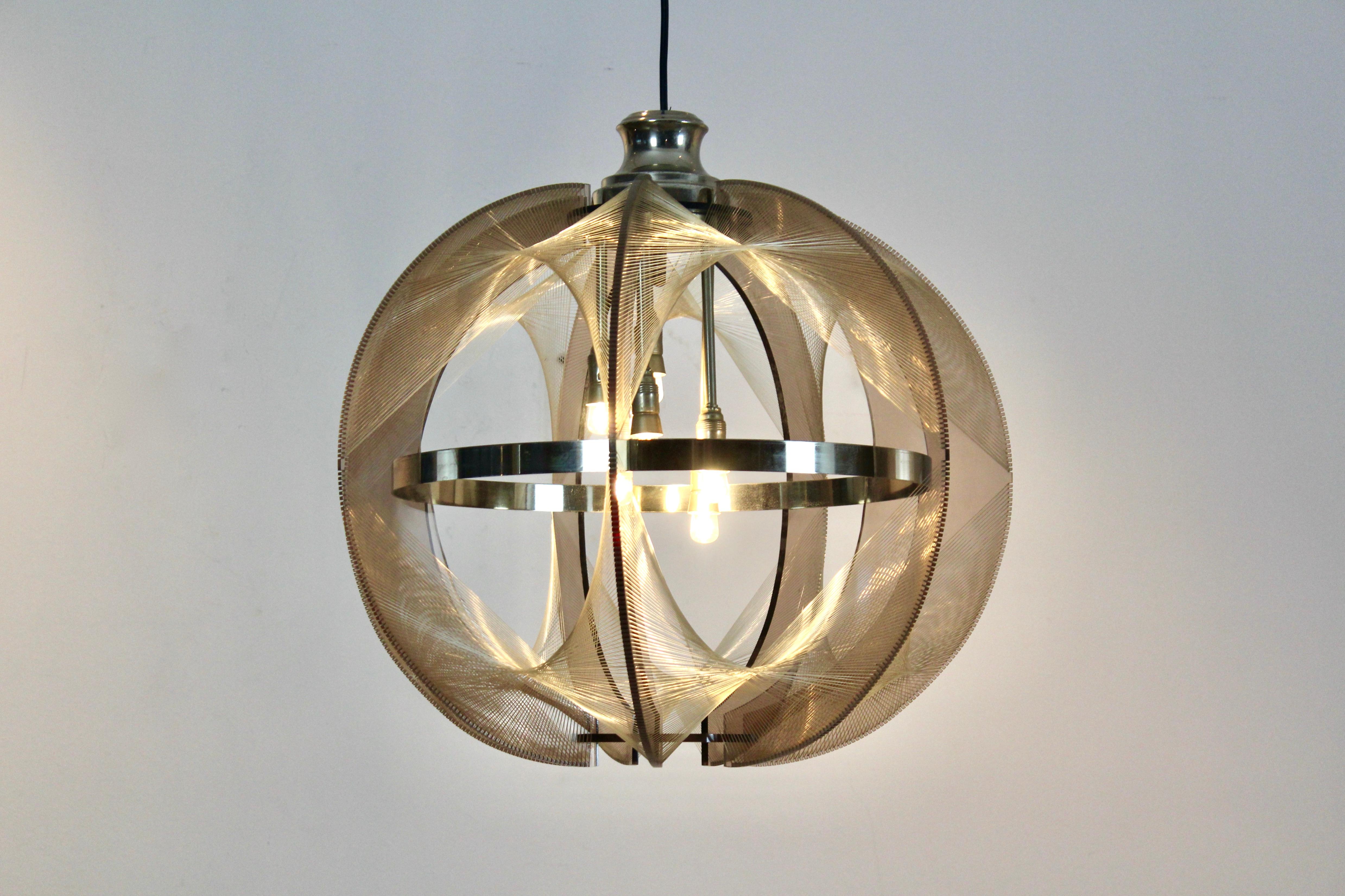 Large ‘Swag’ Pendant by Paul Secon for Sompex 5