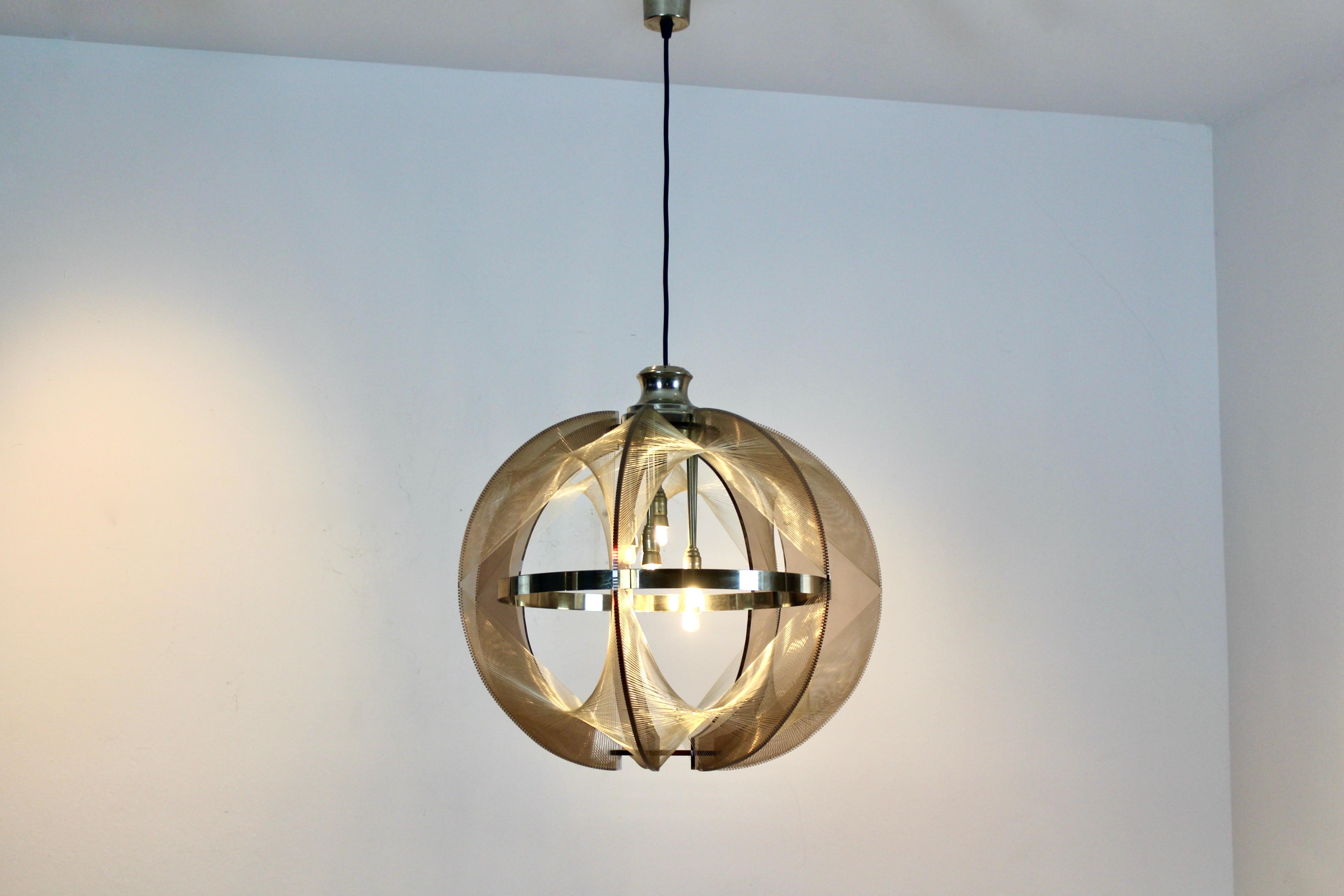 Large ‘Swag’ Pendant by Paul Secon for Sompex 1