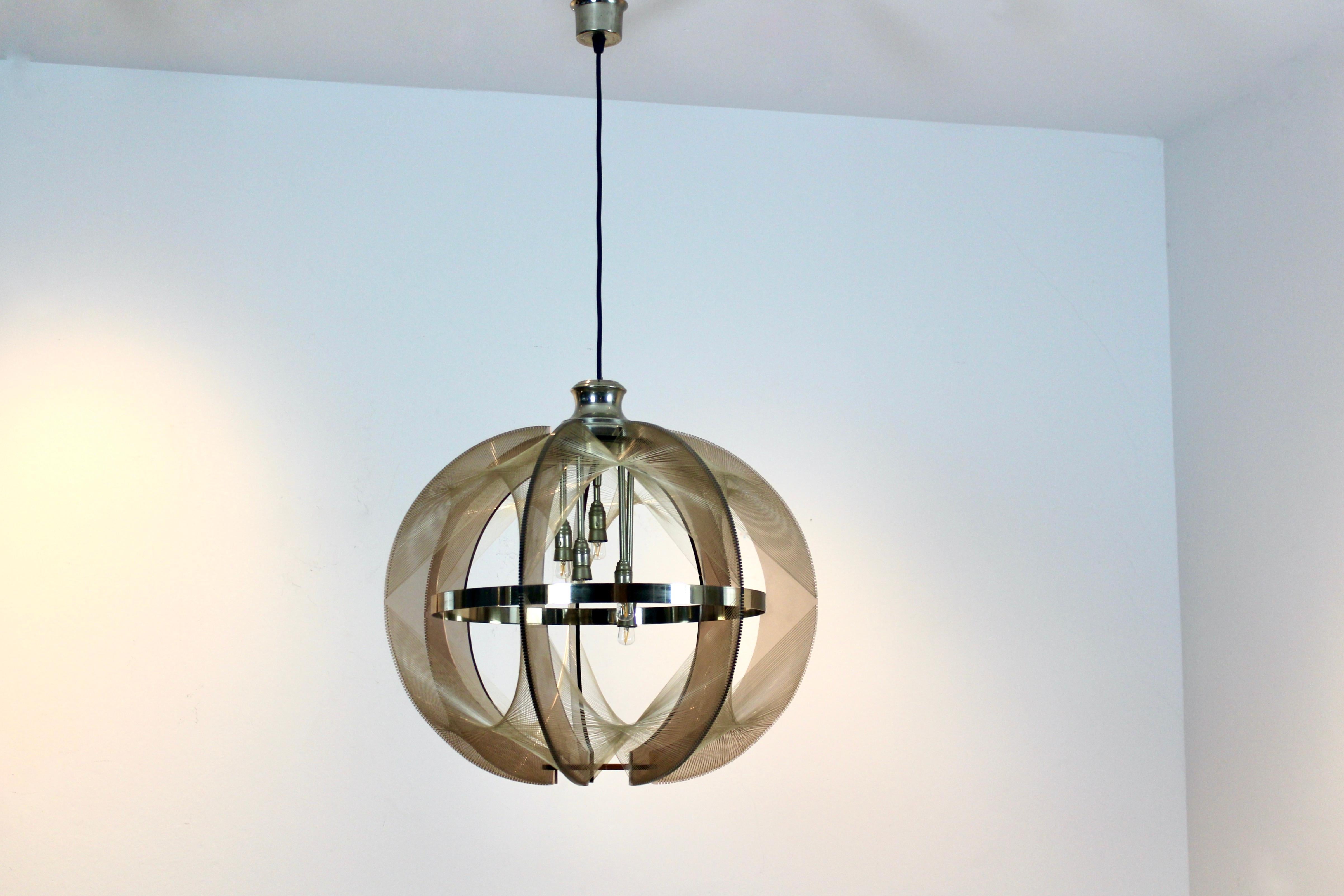 Large ‘Swag’ Pendant by Paul Secon for Sompex 2