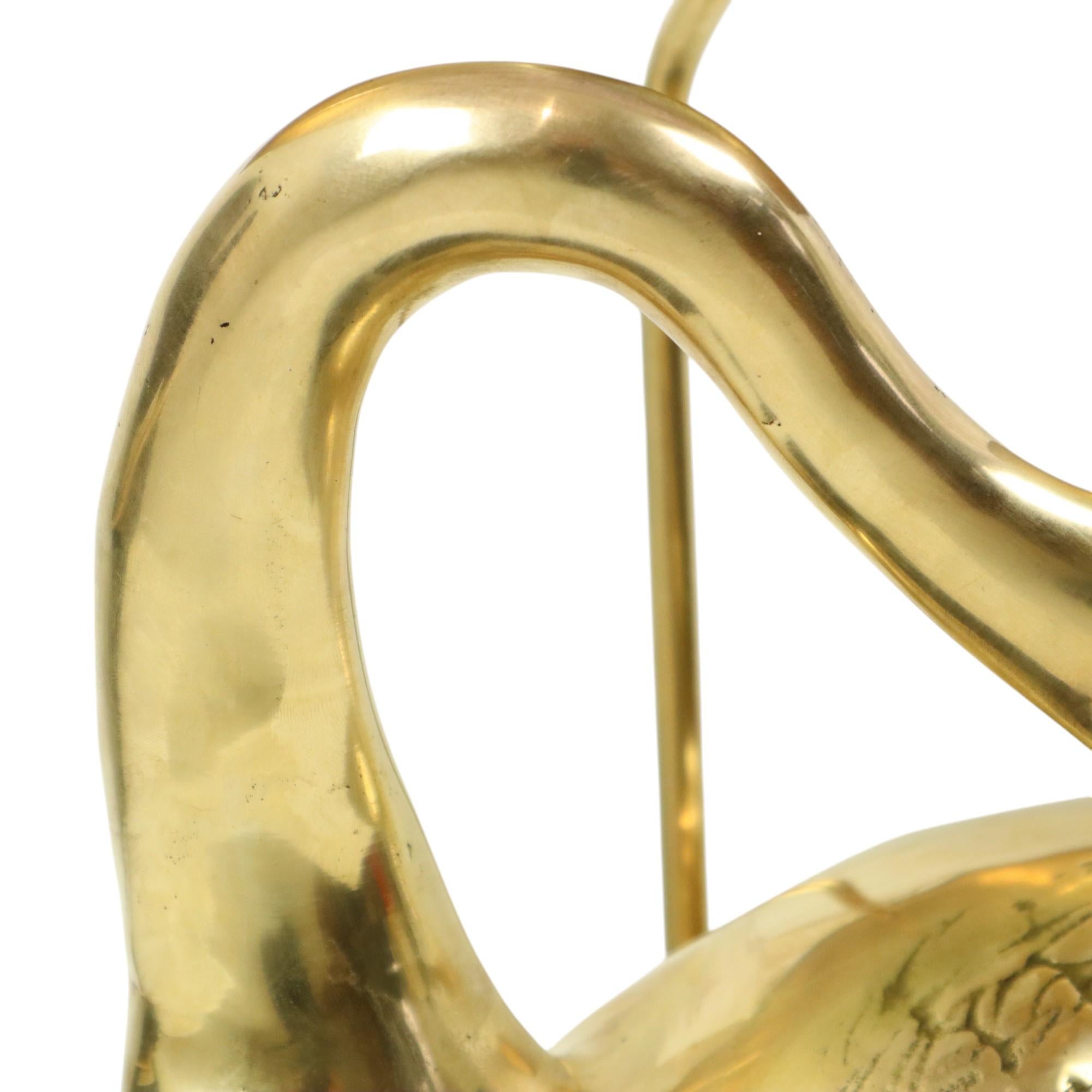 Large Swan Lamp Hollywood Regency Table Lamp Regina Italy 58cm For Sale 7