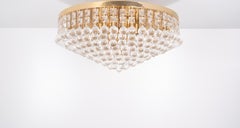 Large Swarovski Chrystal Ball Chandelier, 1970s