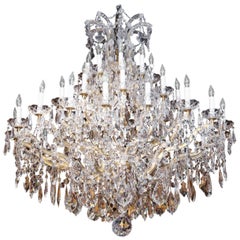 Large Swarovski Crystal Chandelier with 35 Lights