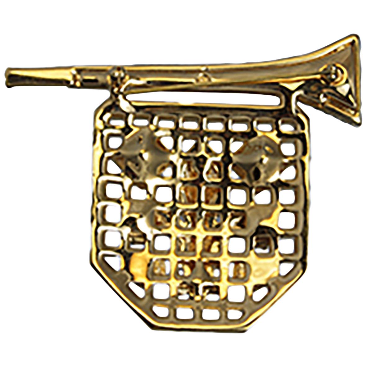 trumpet brooch