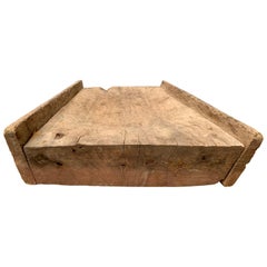 Großes schwedisches Volkskunst-Schneidebrett aus Kiefernholz aus dem 19. Jahrhundert