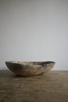 Large Swedish Birch Burl Bowl, ca 1850
