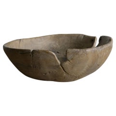 Large Swedish Burl Birch Bowl, ca 1830