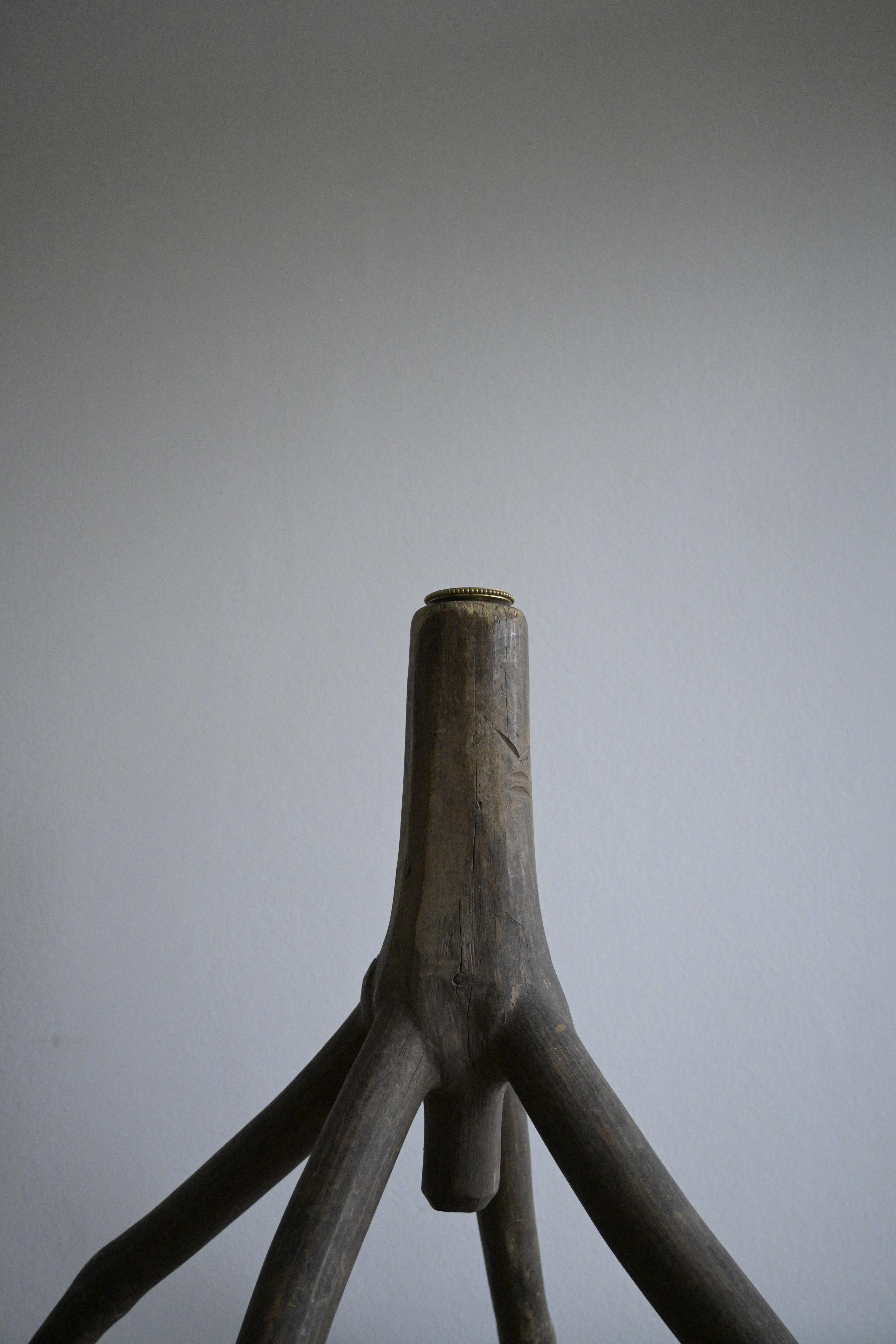 Large Swedish Candlestick early 19th century For Sale 3