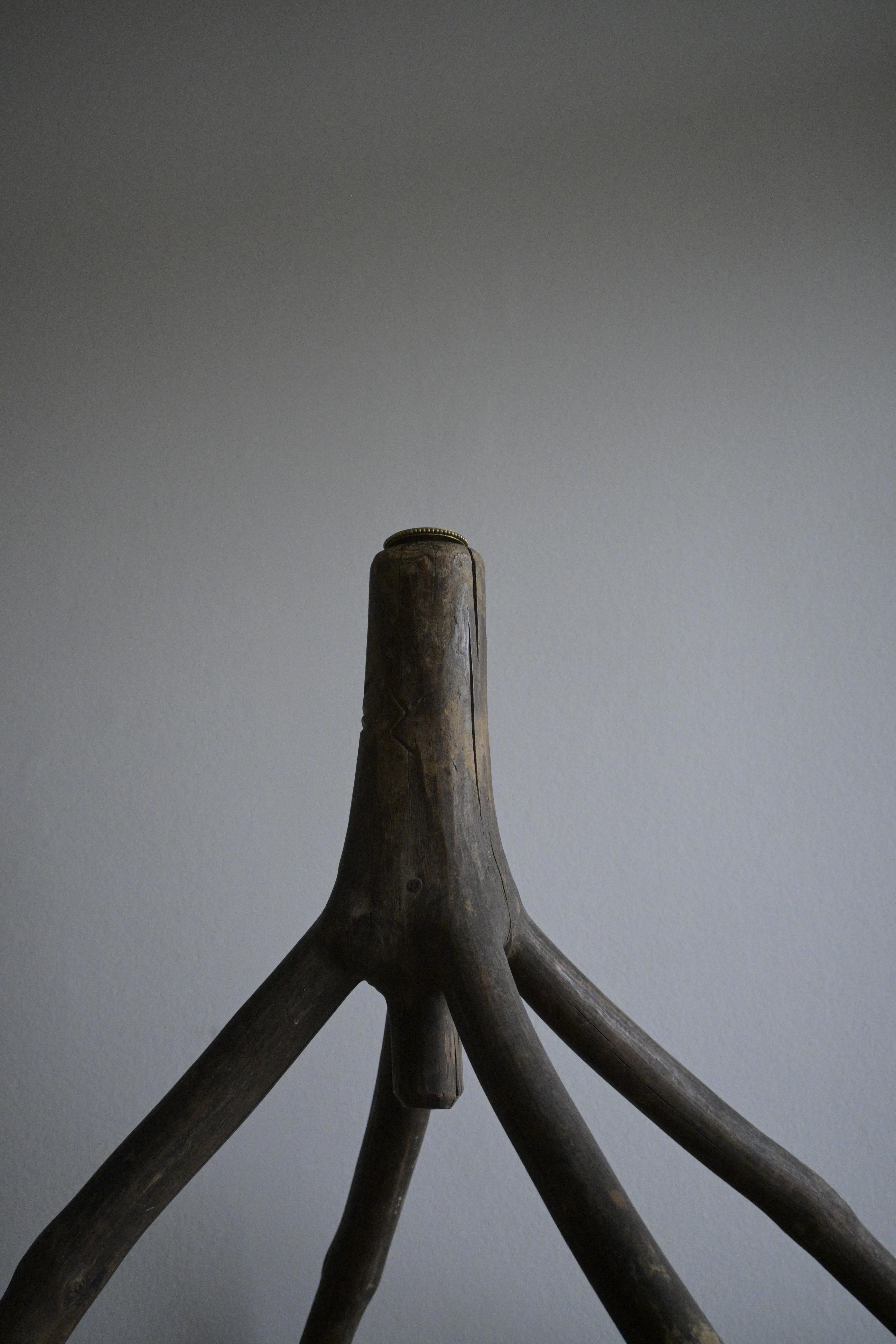 Large Swedish Candlestick early 19th century For Sale 4
