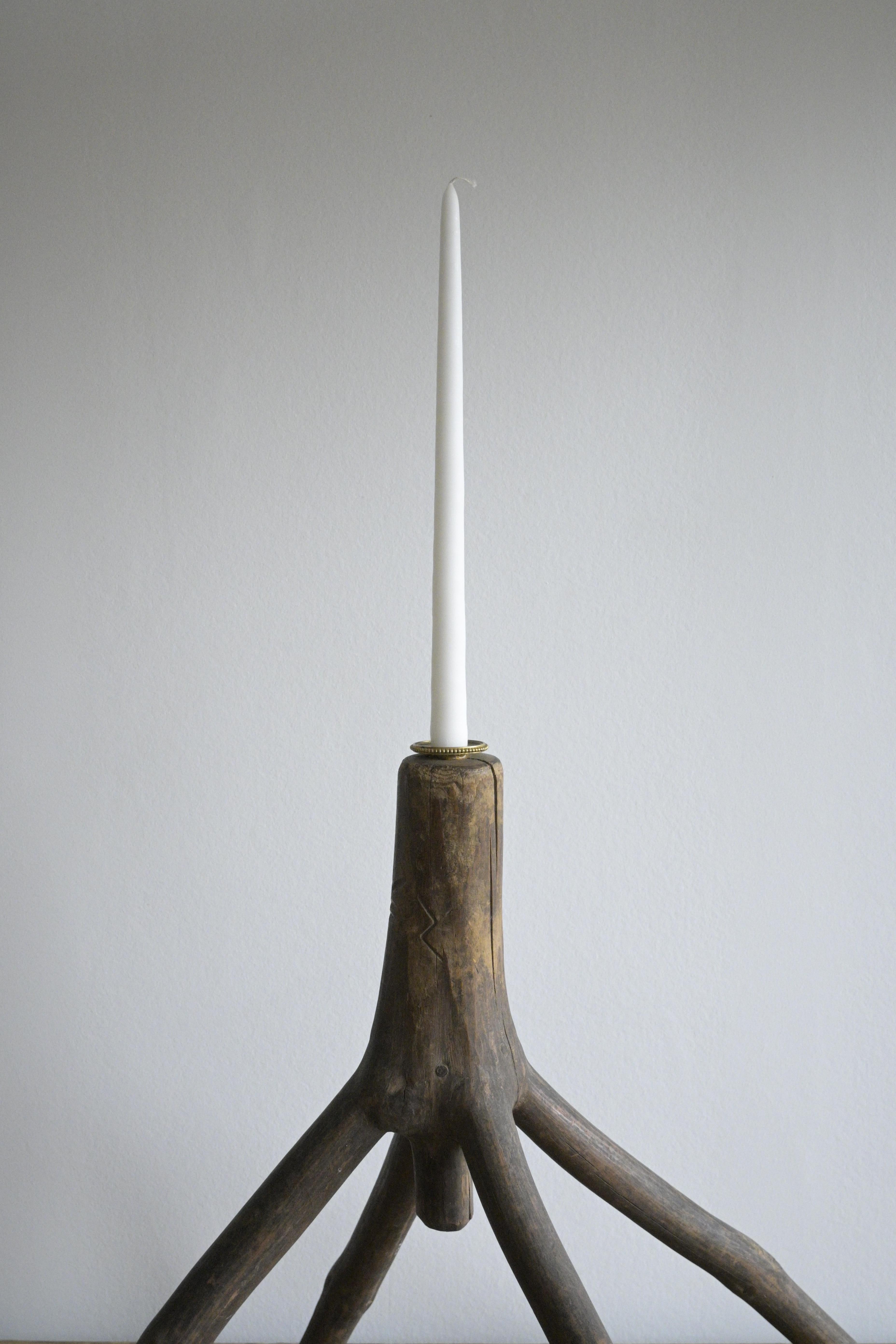 Scandinavian Modern Large Swedish Candlestick early 19th century For Sale