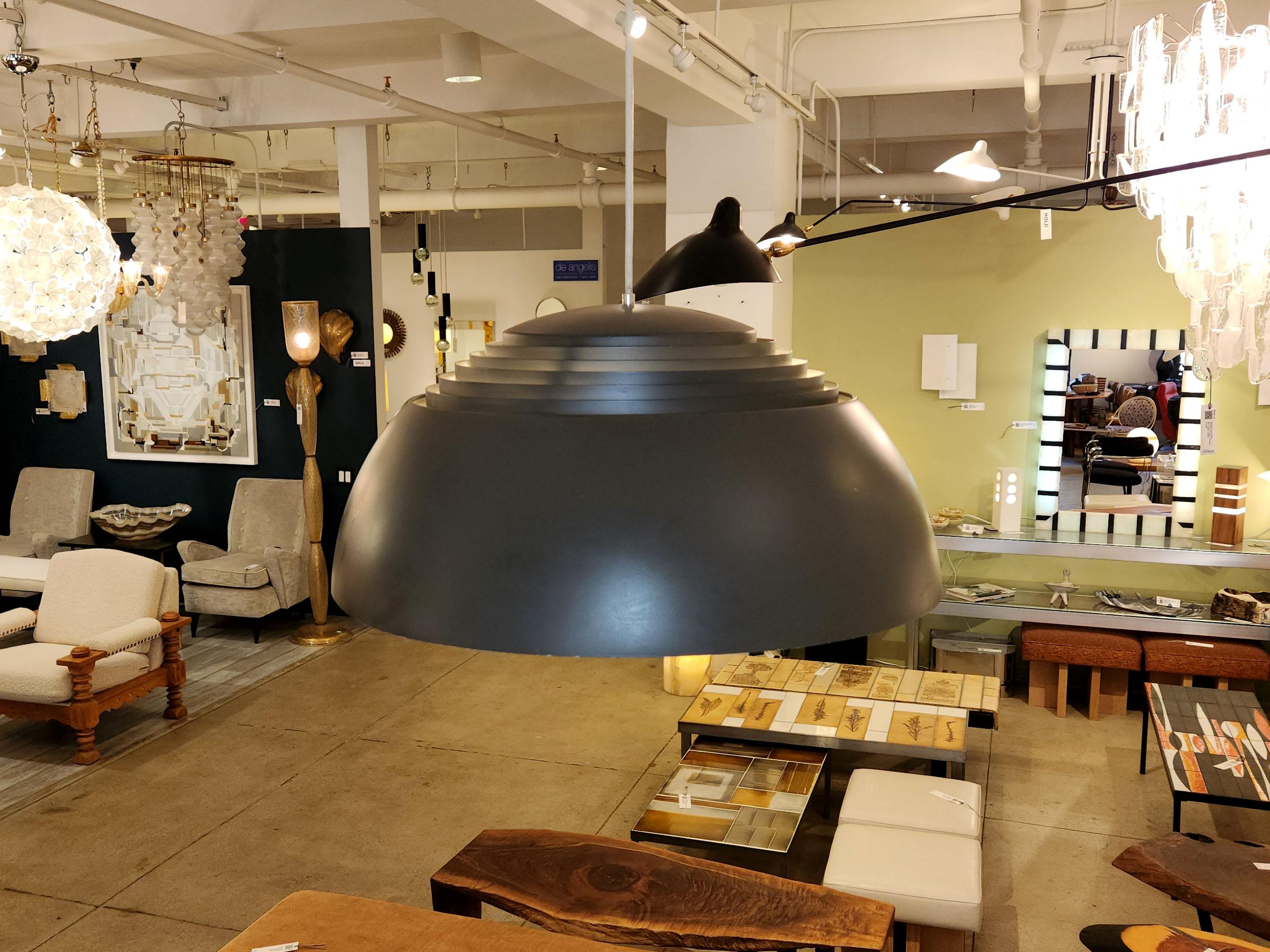 Mid-Century Modern Large Swedish Ceiling Lamp For Sale