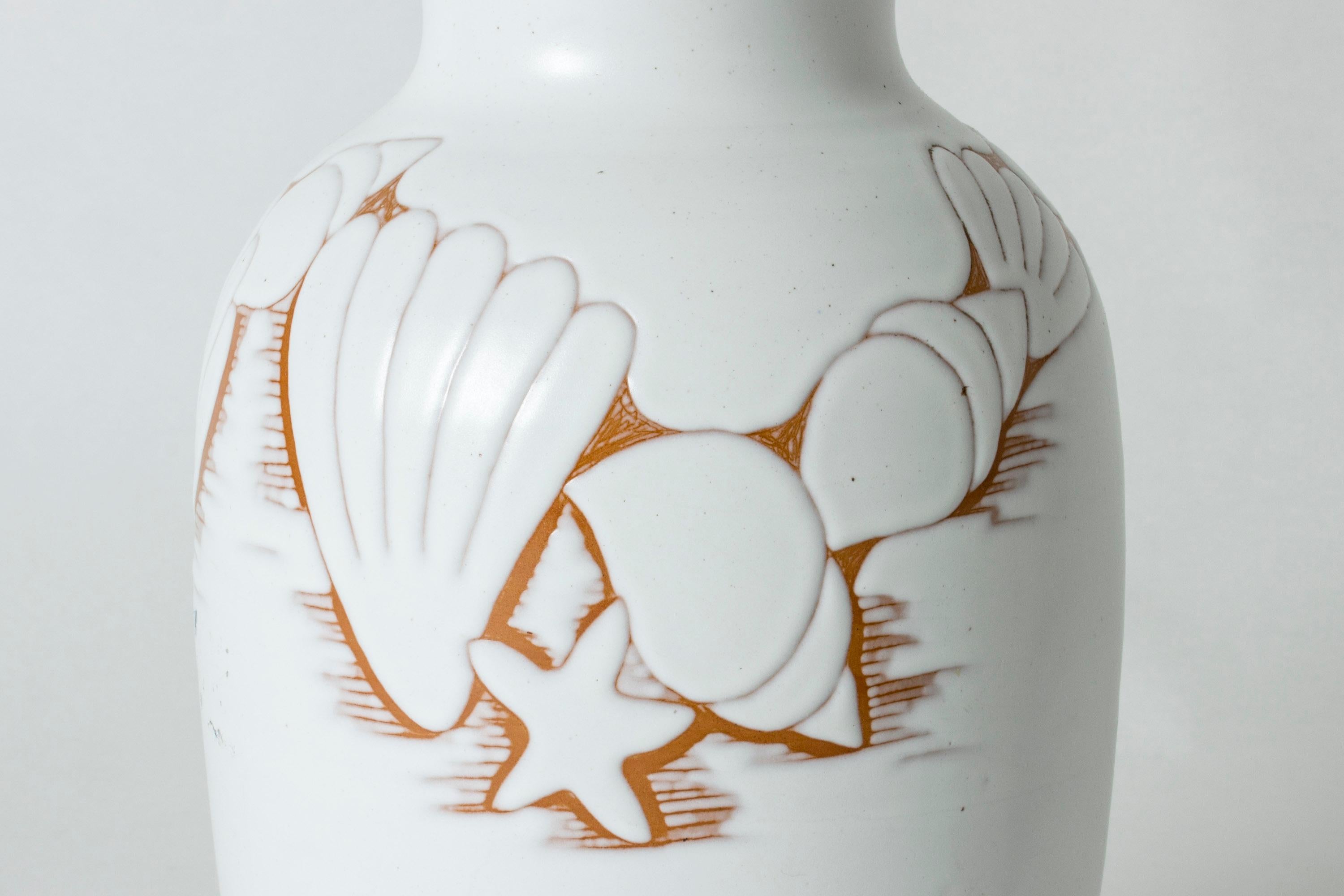 Large Swedish ceramic earthenware vase by Anna-Lisa Thomson for Upsala-Ekeby 1