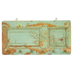 Large Swedish coat rack hand painted panel