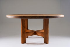 Großer schwedischer esstisch in kiefer von Roland Wilhelmsson