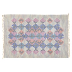 Vintage Large Swedish Flat Weave Carpet by Judith Johansson