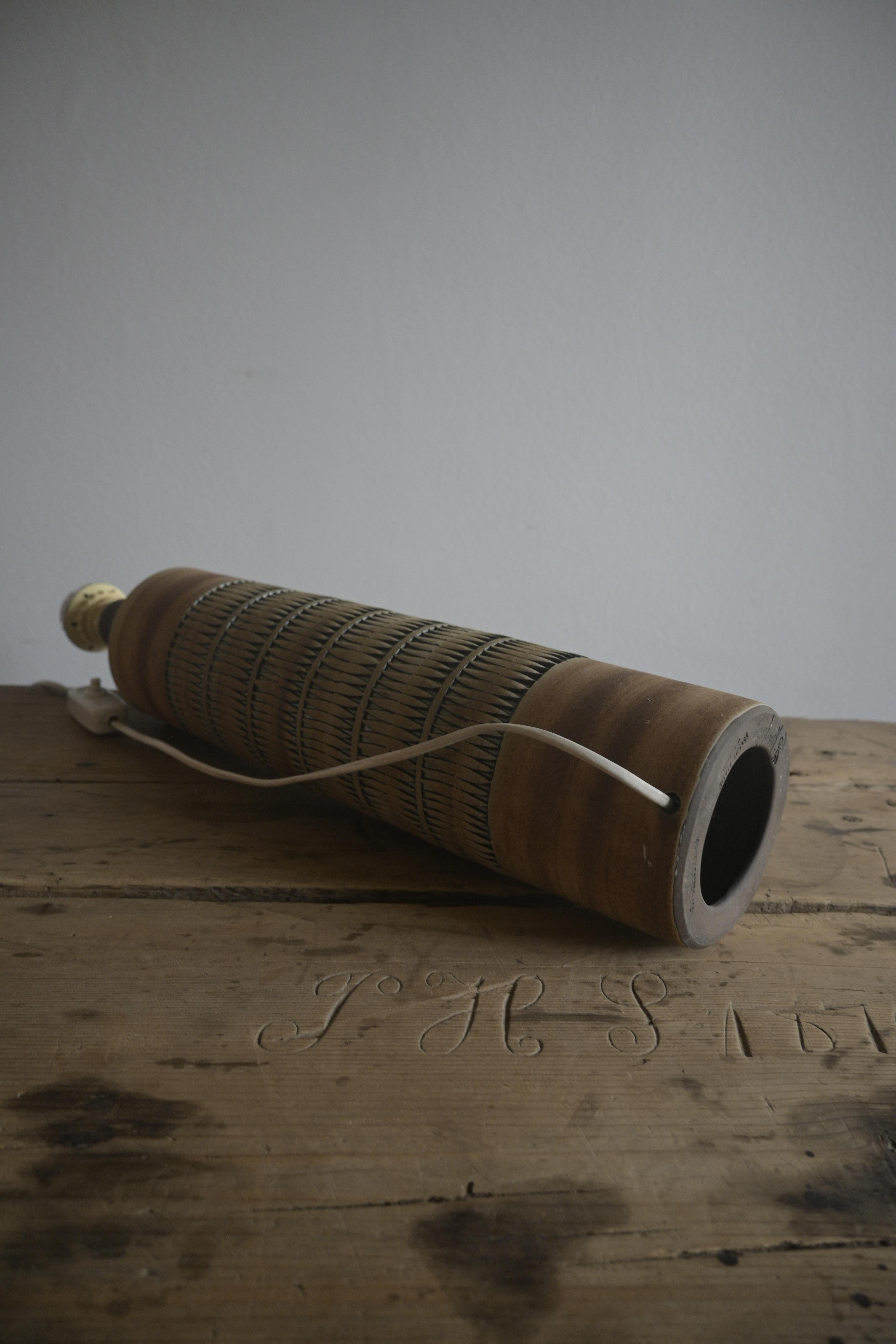 Large Swedish Floor Lamp by Tomas Anagrius, circa 1965-70, for Alingsås Keramik For Sale 4