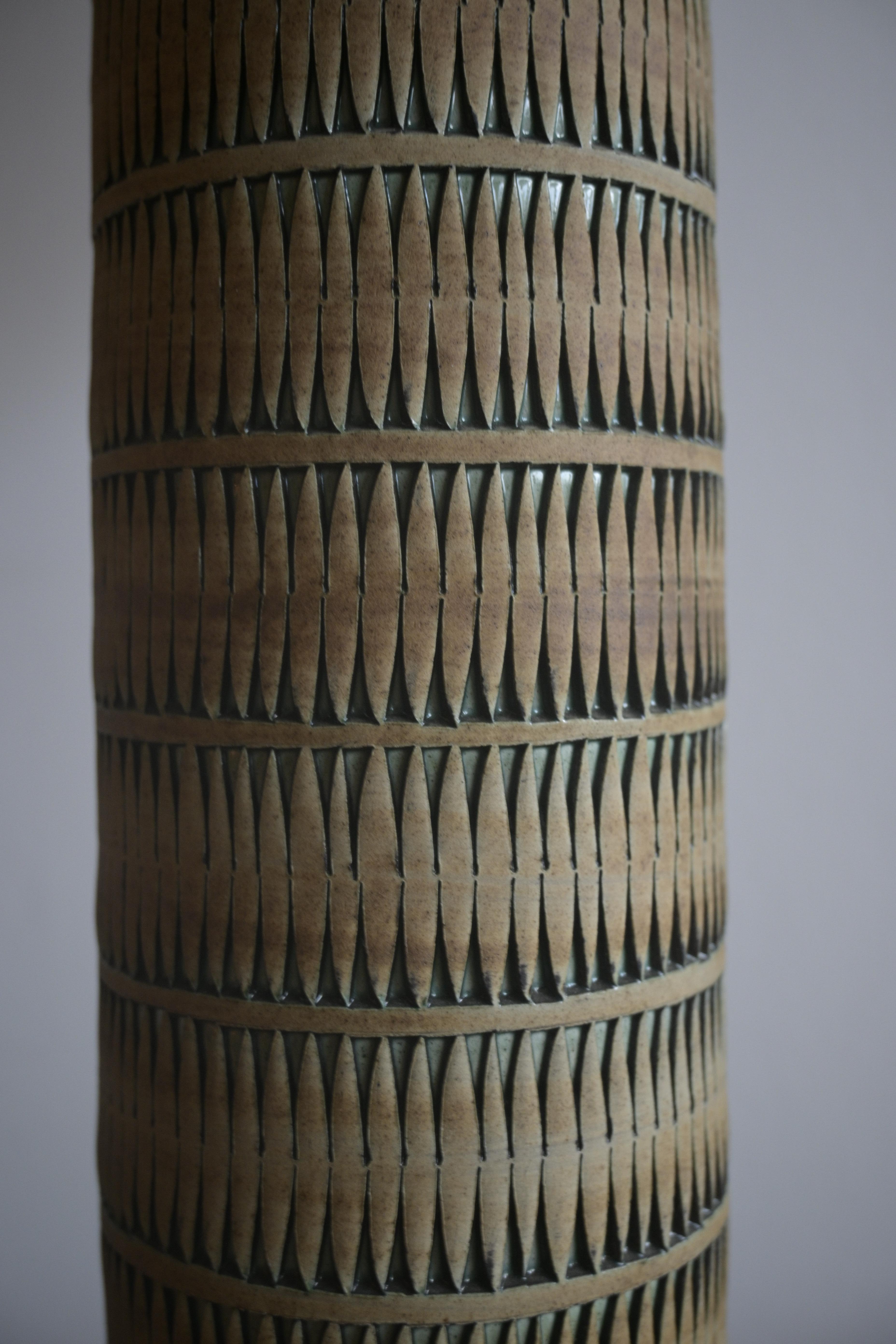 Scandinavian Modern Large Swedish Floor Lamp by Tomas Anagrius, circa 1965-70, for Alingsås Keramik For Sale