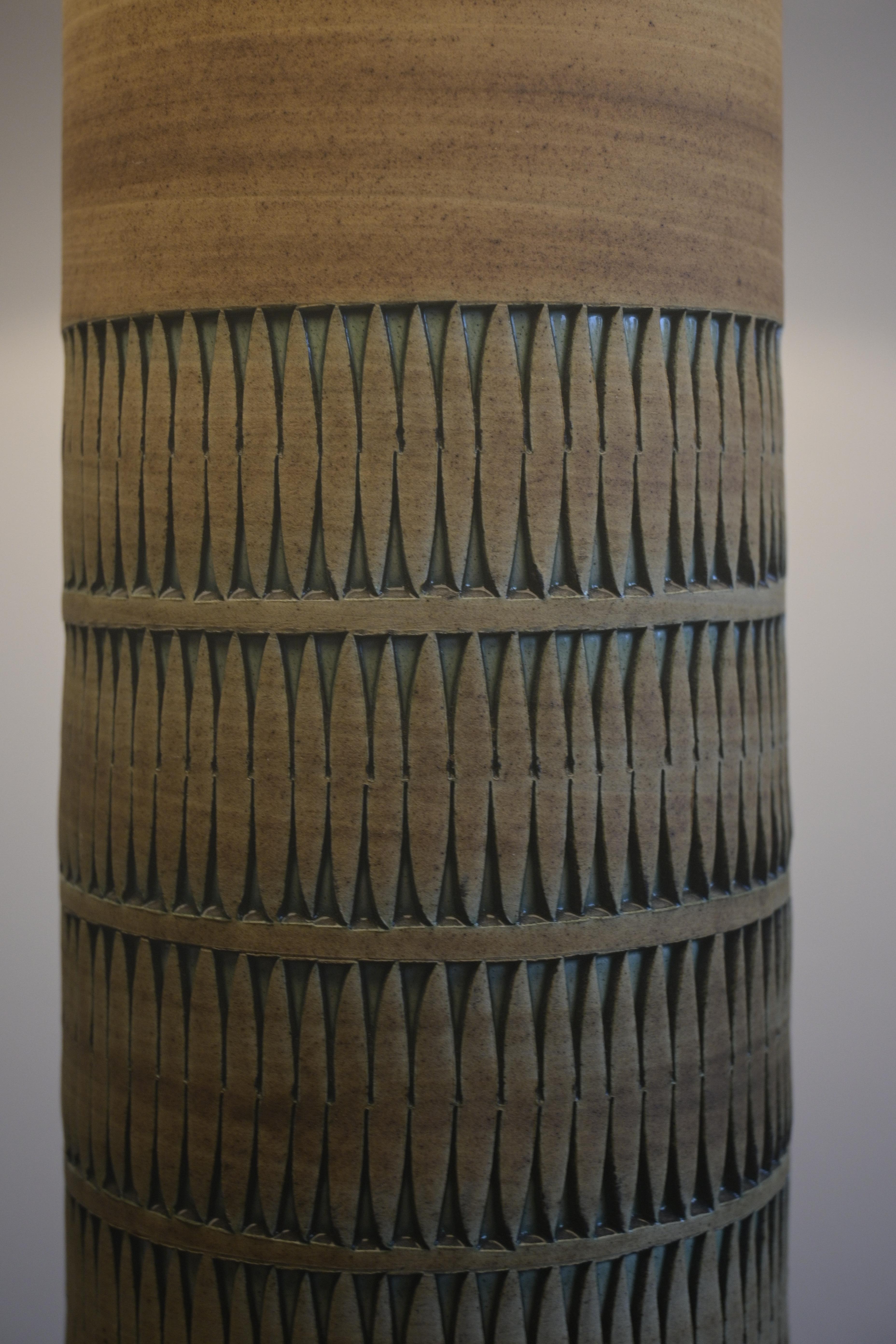 Large Swedish Floor Lamp by Tomas Anagrius, circa 1965-70, for Alingsås Keramik For Sale 2