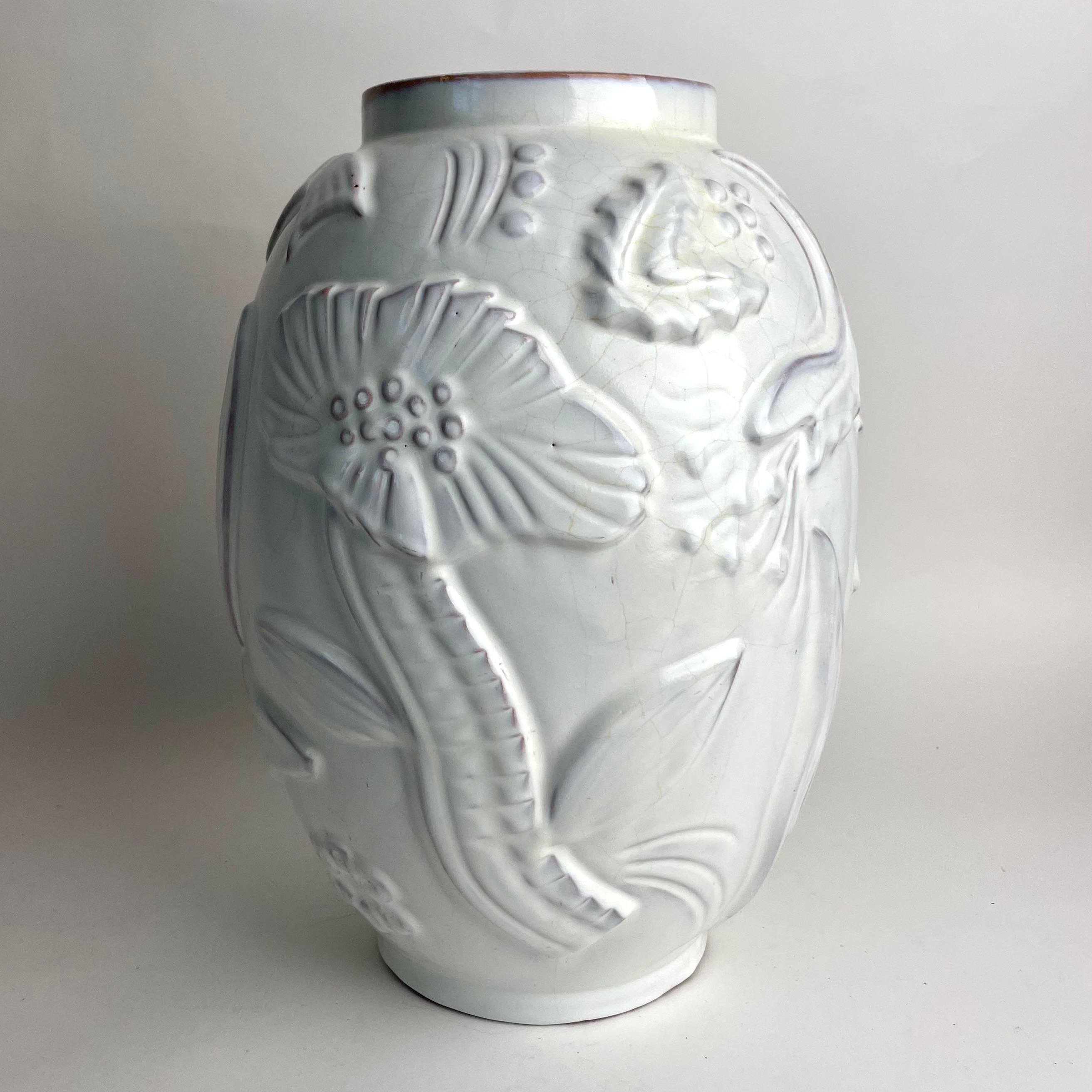 Grande vaso da terra svedese, Anna-Lisa Thomson, Upsala Ekeby 1940s Svezia In condizioni buone in vendita a Knivsta, SE