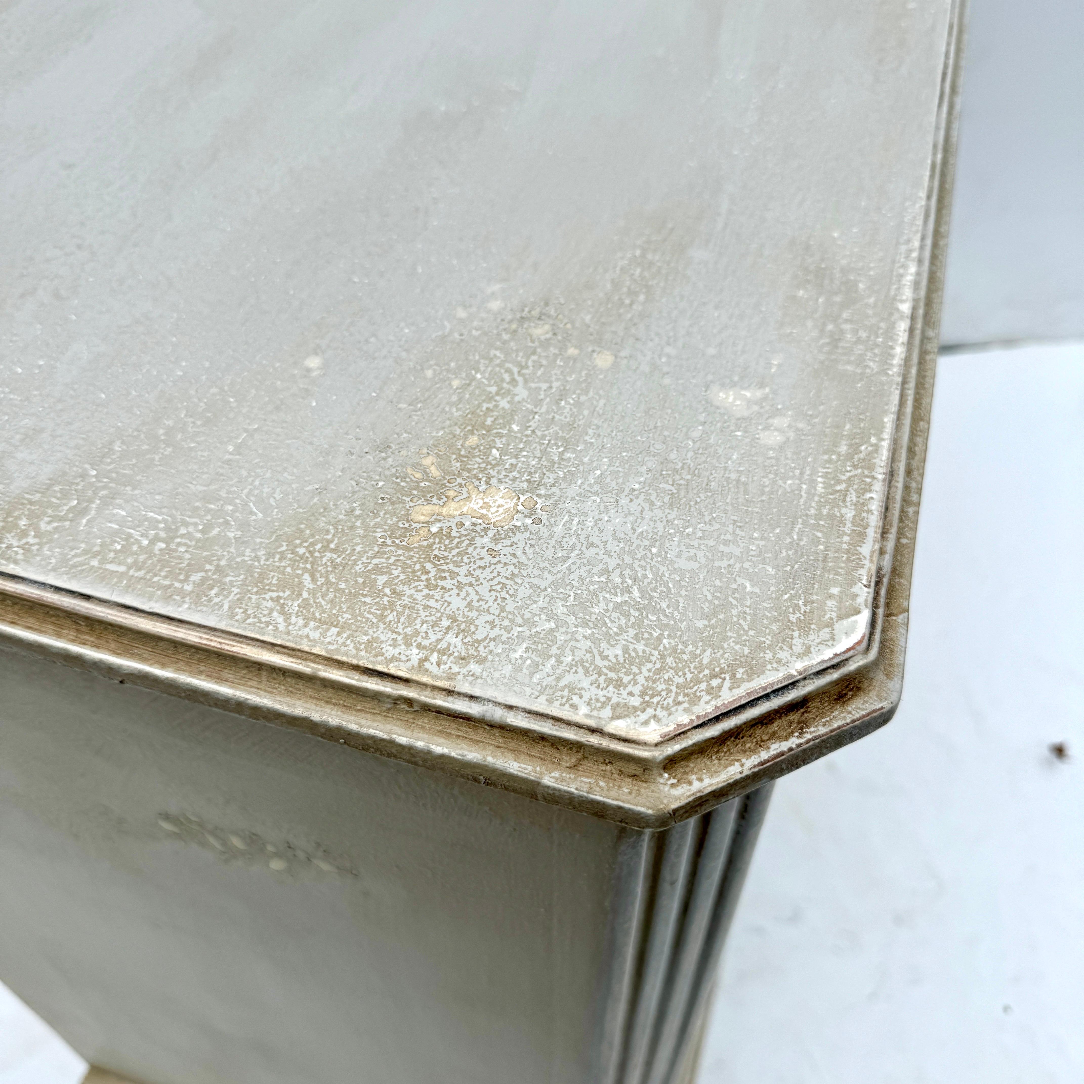 Large Swedish Gustavian Style Painted Chest of Drawers Bureau For Sale 3