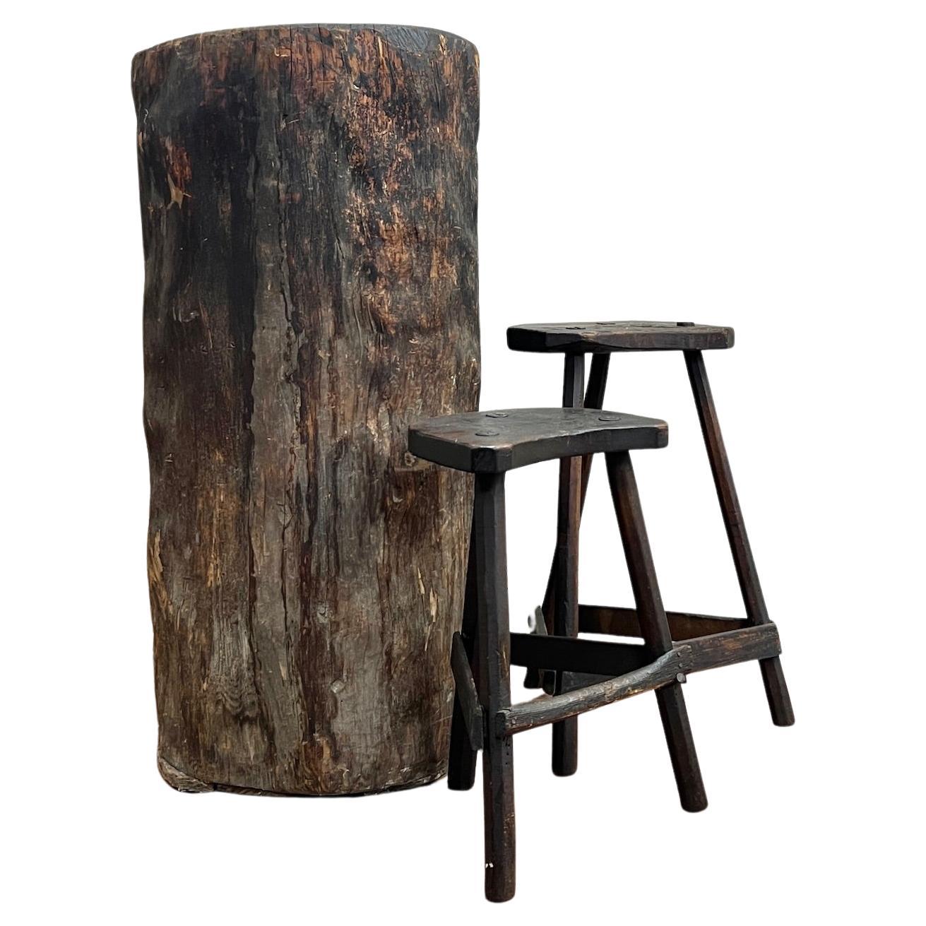 Large, Hollowed Log Vessel.
Lovely tactile decorative object that works in any interior design project 

Sweden, circa 1900.

Height: 107cm
Diameter: 53cm

**Cutler Stools available on other listings **

Please message if any further info or photos