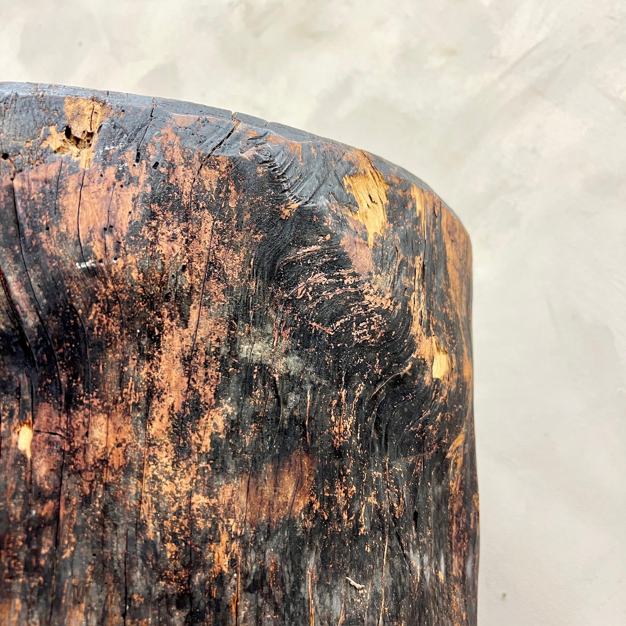 Large Swedish Hollowed Log Vessel Folk Art For Sale 2