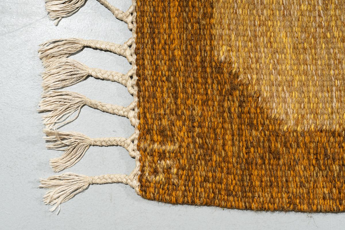 Wool Large Swedish Midcentury Carpet by Ingegerd Silow