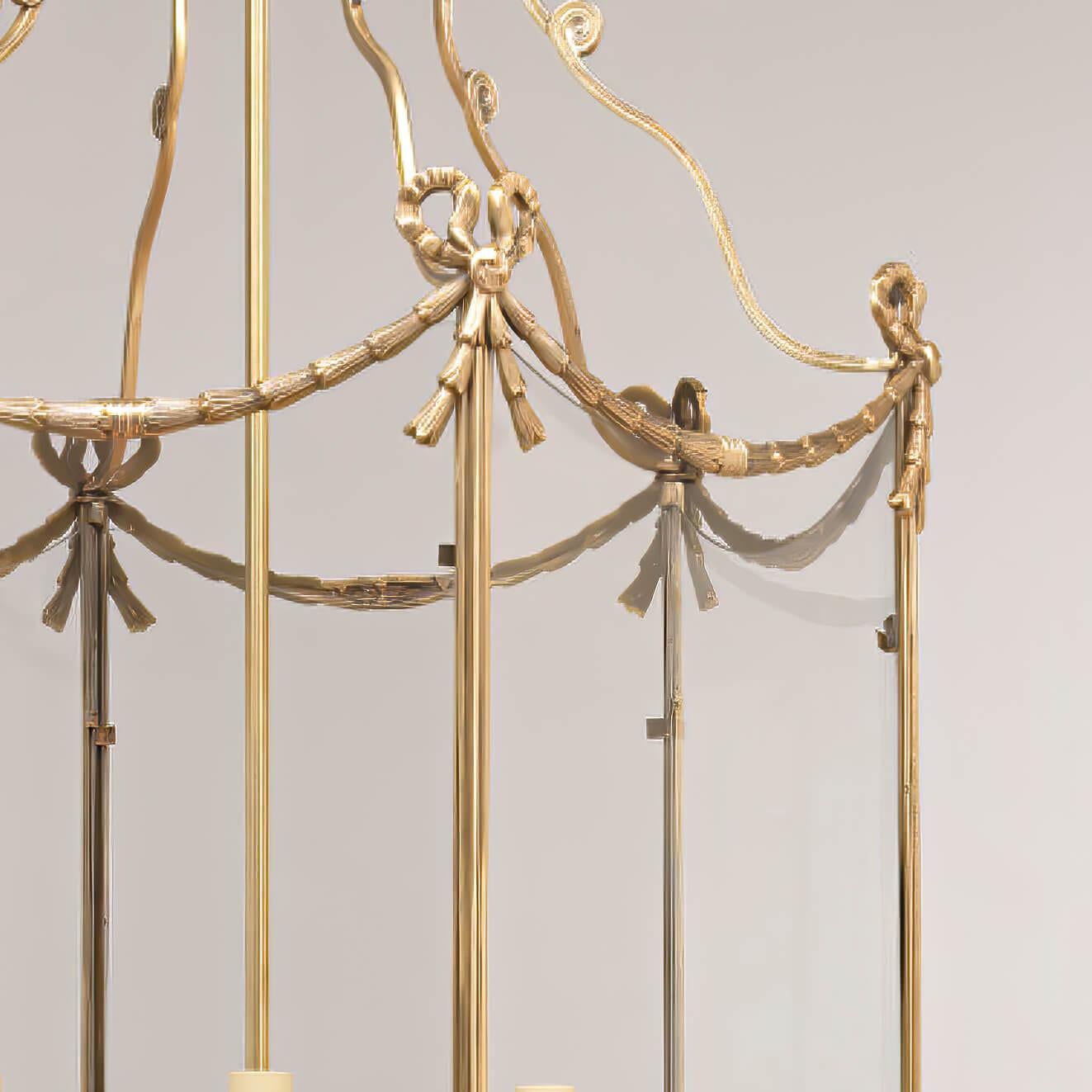 Néoclassique Grande lanterne néoclassique suédoise en vente