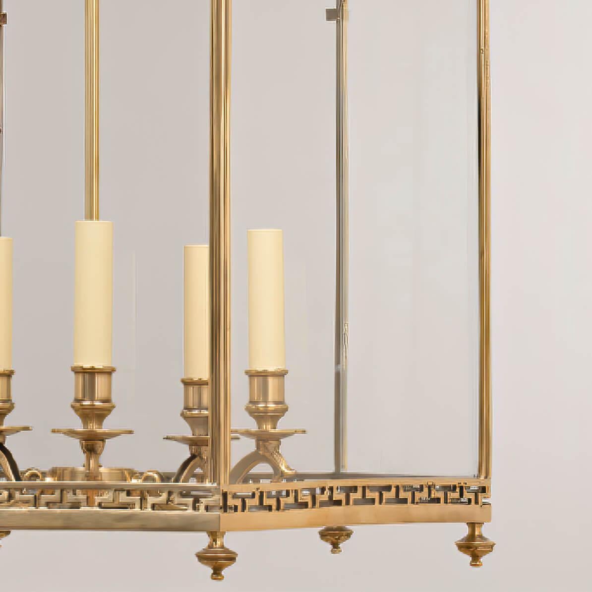 Anglais Grande lanterne néoclassique suédoise en vente
