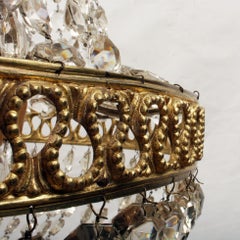 Large Swedish Oscarian Late 19th Century Chandelier