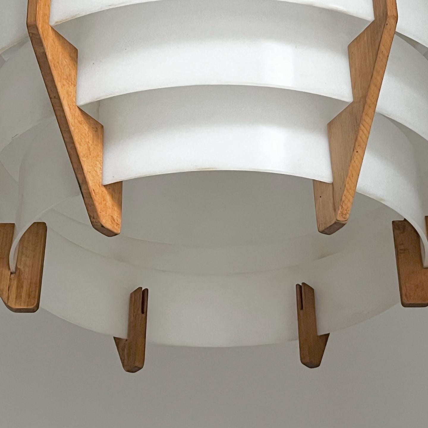 20th Century Large Swedish Pendant Light attributed to Jakobsson